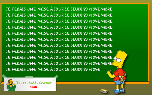 Envoyer des sms gratuitement simpson